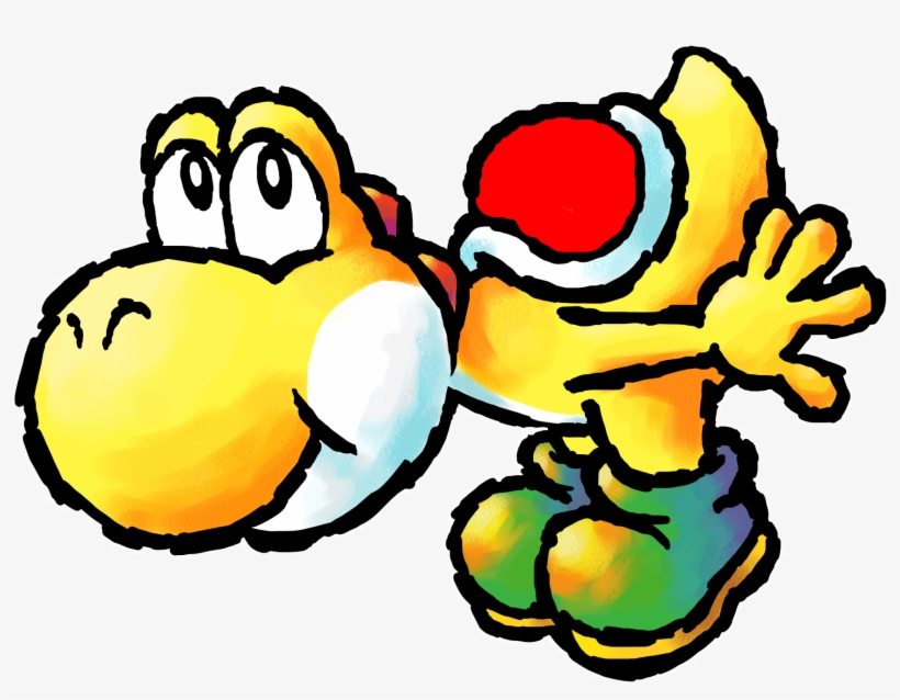 Thepremiumyoshi 2d - Yoshi And Baby Bowser, transparent png download
