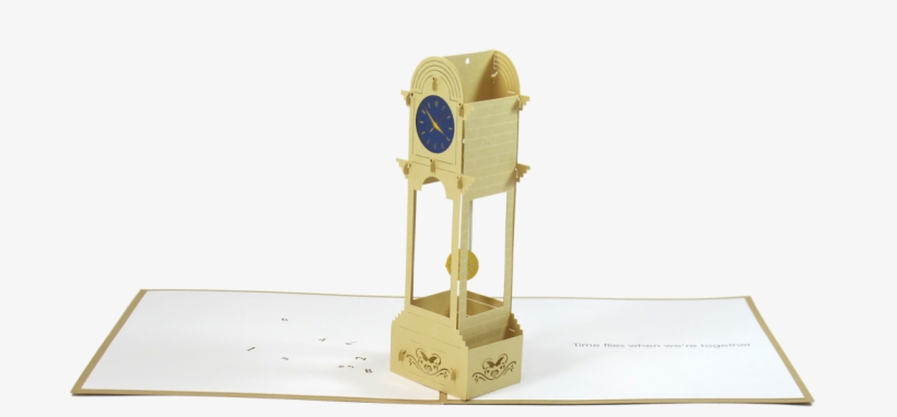 Grandfather Clock Love Pop Up Card - Lovepop, Inc., transparent png download
