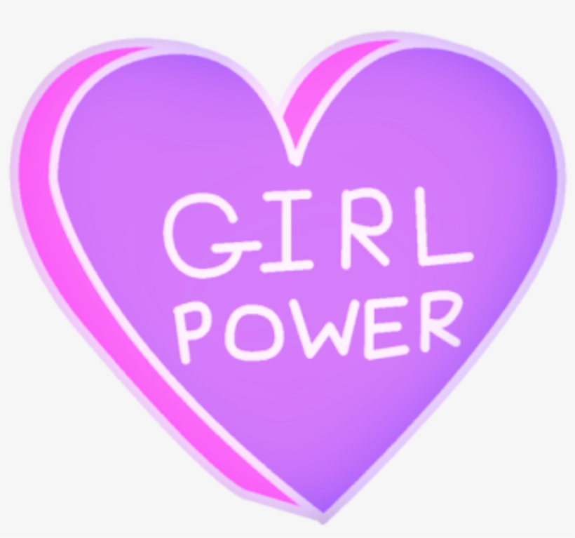 Grlpwr 💪 Girl Power Pink Purple, transparent png download