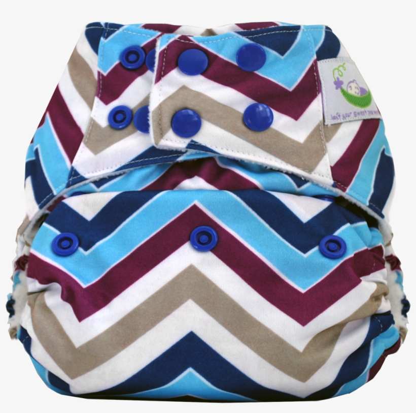 Sweet Pea Aio Sweet Chevron - Sweet Pea Pocket Diapers, transparent png download