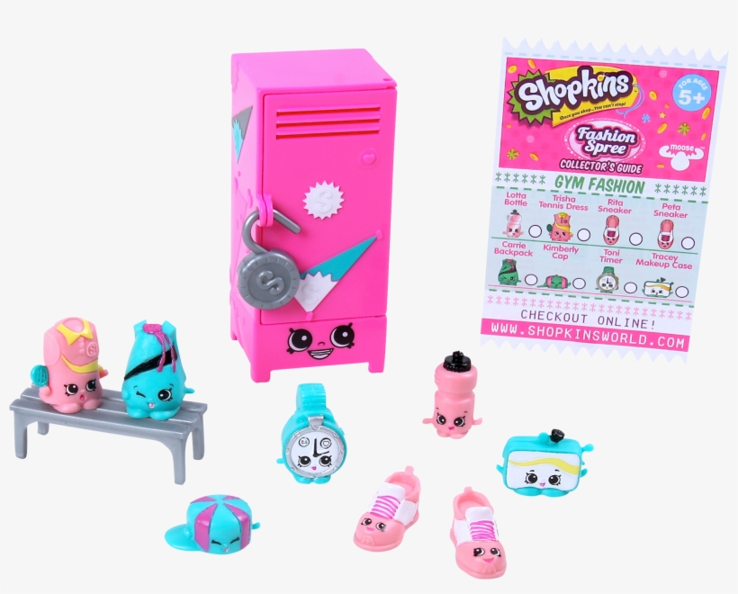 Shopkins Fashion Spree Set, Gym Fashion, , Large - Shopkins Frosty Fashion Collection, transparent png download