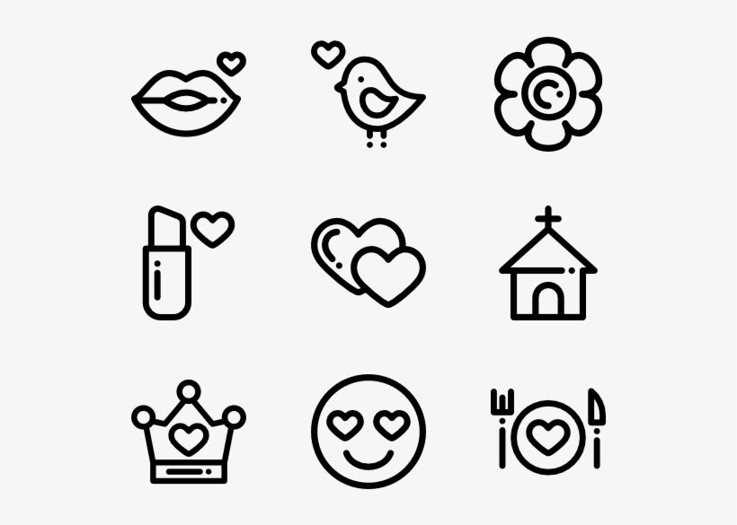 Valentine's Day - Face Icon Vector, transparent png download