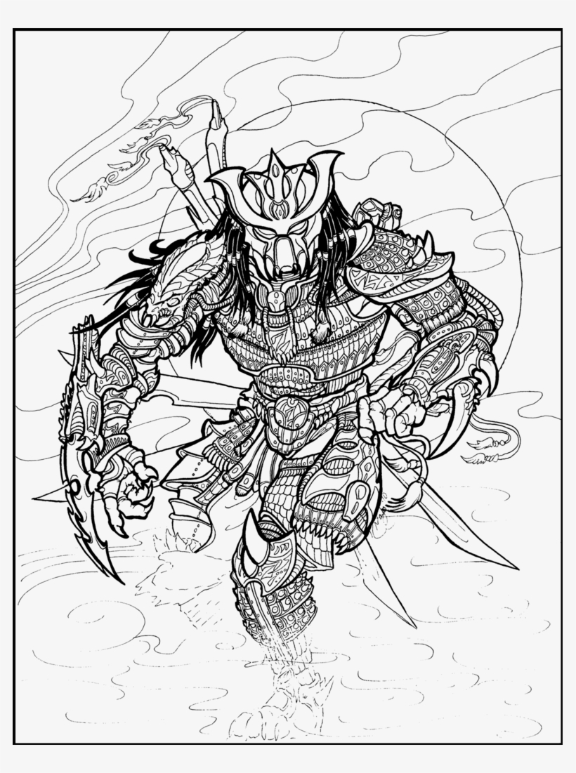 Lineart By Rachaelm On - Shogun Drawing, transparent png download