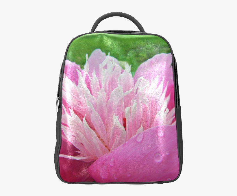 Wet Peony Popular Backpack - Backpack, transparent png download