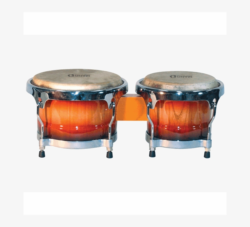 Bongos 7 8 12 Inch Bongos Sunburst Finish Mano Buzz - Mano Percussion 07/08 1/2 Inch Bongos Sunburst Finish, transparent png download