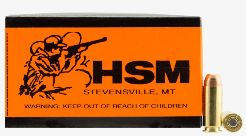Hsm 10mm8n Training 10mm Automatic 200 Gr Fmj 50 Bx/ - Hsm Ammo, transparent png download