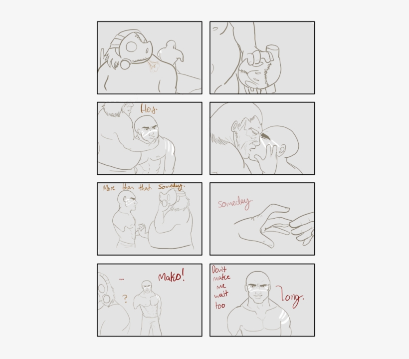 Obligatory Valentine's Day Comic, One Day Late Because - Sketch, transparent png download