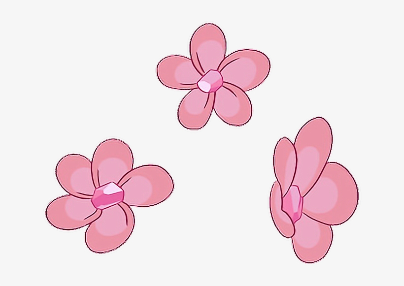 Flower Pink Gem Pinkgems Stevenuniverse Interes Report - Pink Diamond Shards Steven Universe, transparent png download