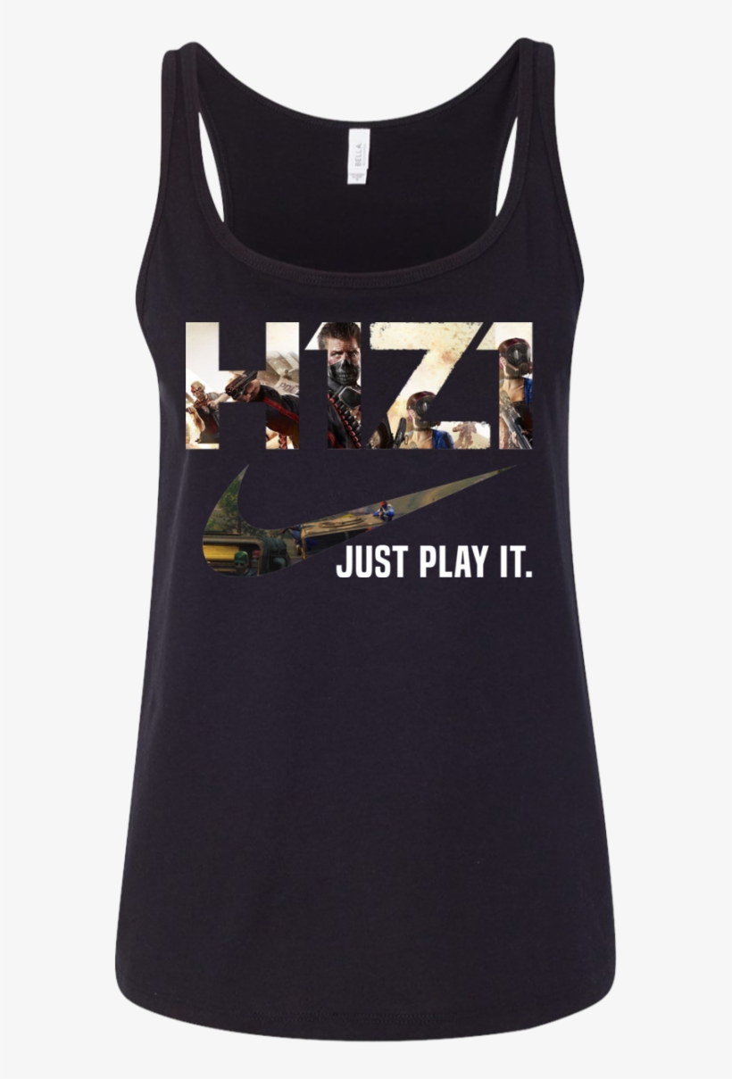H1z1 Battle Royale Just Play It Logo Nike Shirt Ladies' - Straight Outta Rescue - Pit Bull Dog Men/women Tank, transparent png download