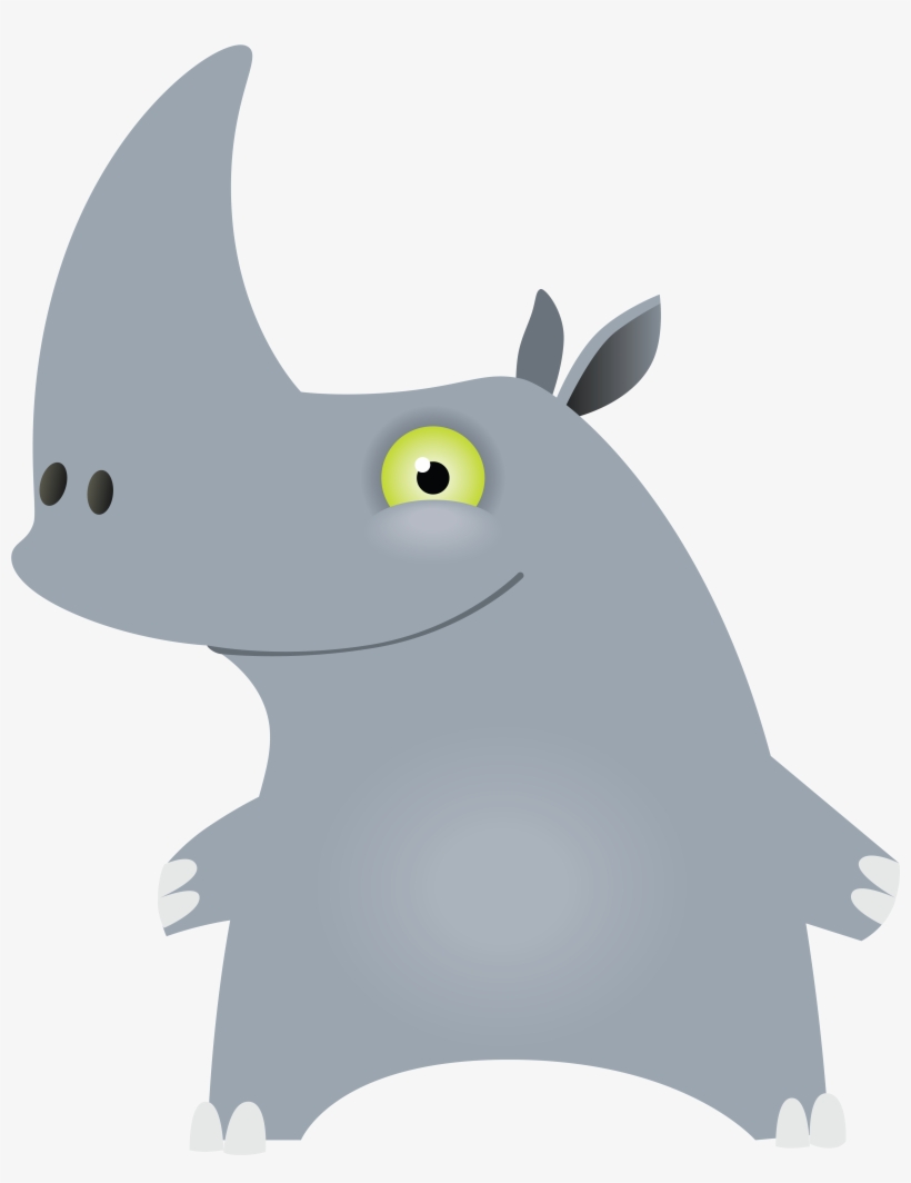 Rhino Png - Rhinoceros, transparent png download