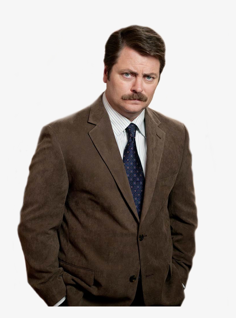 Not Related, But I Made Ron Swanson Too - Bandama Caldera, transparent png download