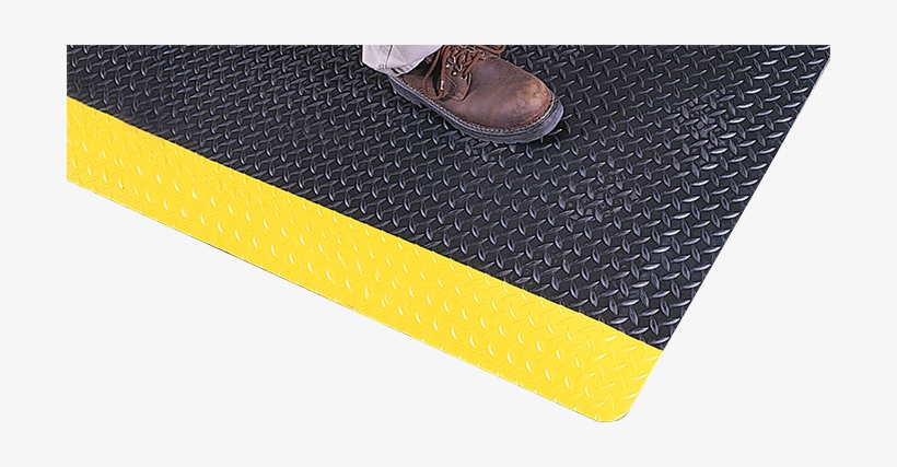 Brady Chequer Plate Ultrasoft Mat 900x1500mm Black - Rebate Plane, transparent png download