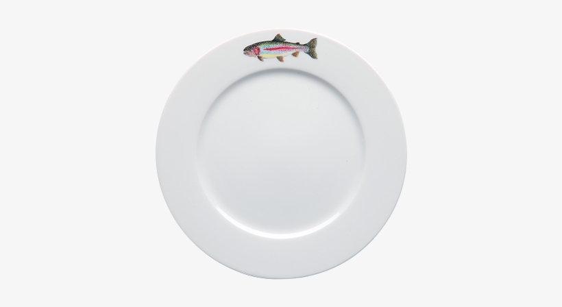 Rainbow Trout Dinner Plate, transparent png download