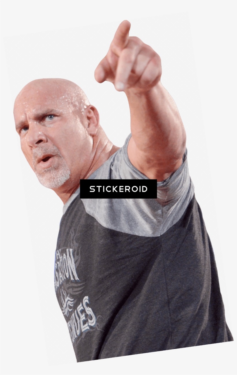 Bill Goldberg Pointing Up - Man, transparent png download