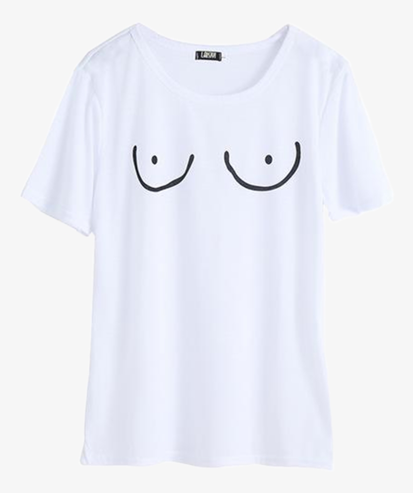 Load Image Into Gallery Viewer, Boob Doodle - Smiley, transparent png download