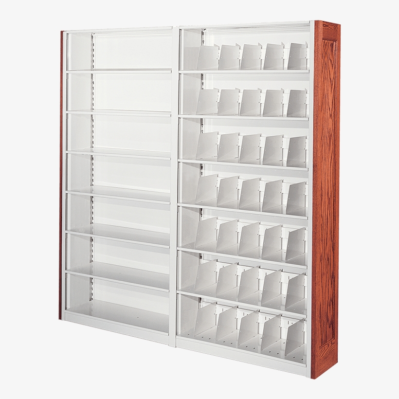 4 Post And Case Type Shelving - Shelf, transparent png download