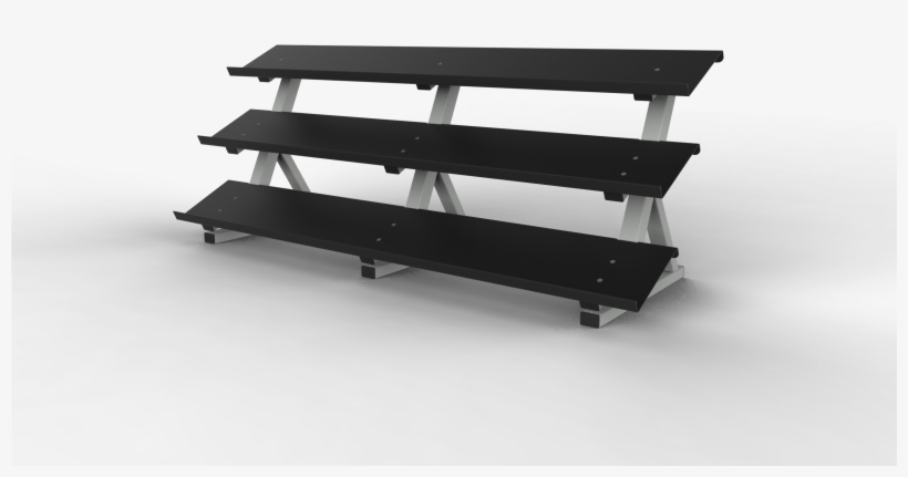 3 Tier Dumbbell Rack W Shelves - Shelf, transparent png download
