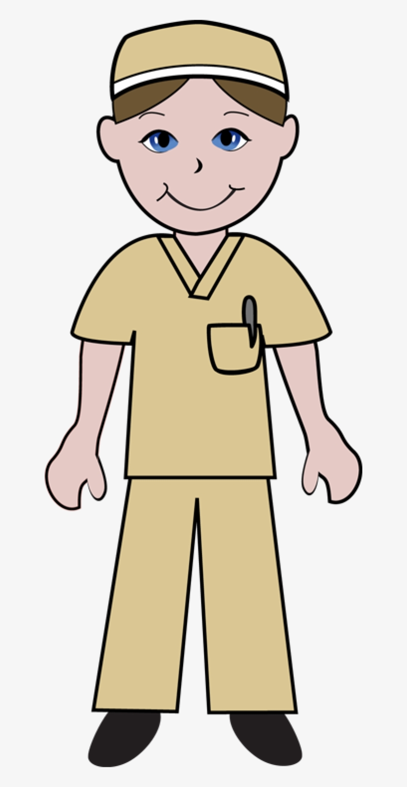 Free Clip Art Of Doctors And Nurses - Clip Art Nurse, transparent png download
