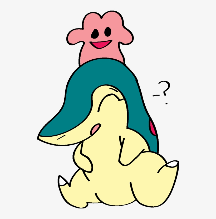 Cindy Into Cyndaquil With Sem - Drawing, transparent png download