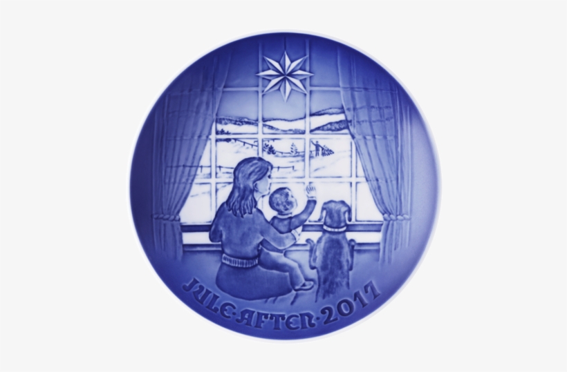 Buy Royal Copenhagen Collectibles Bing & Grondahl Christmas - Royal Copenhagen B&g Christmas Plate 2017, Waiting, transparent png download