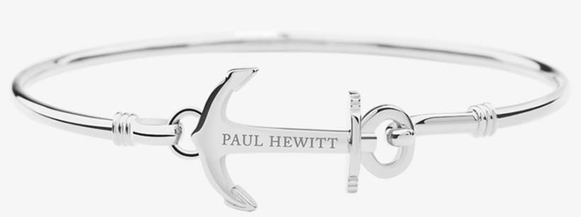 Paul Hewitt Bracelet Anchor Cuff Stainless, transparent png download