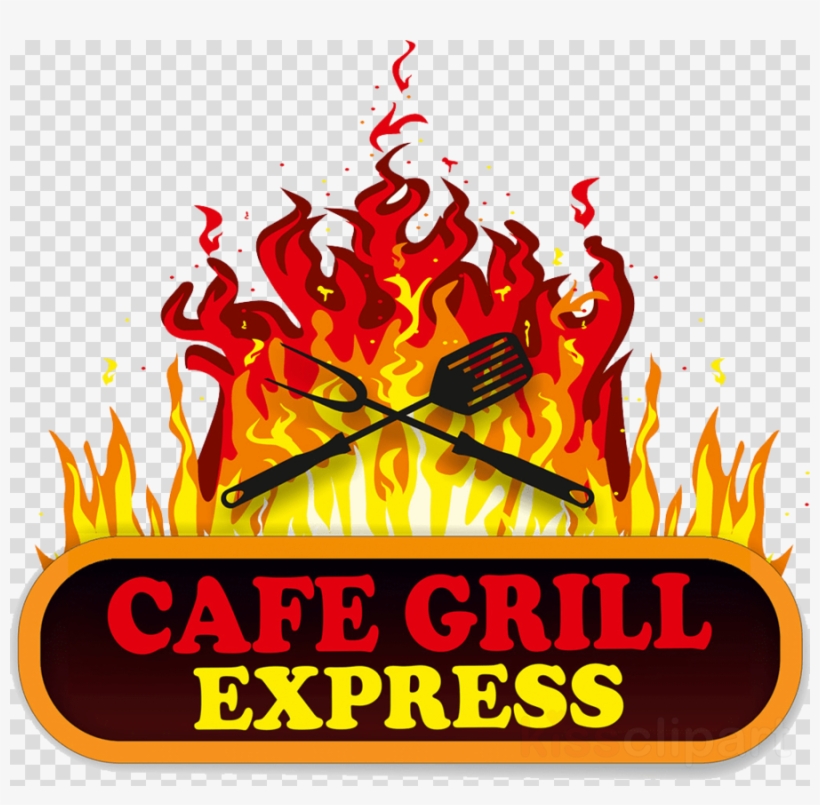 Fire Flame Png Clipart Grill Express Fire Flame - Flame, transparent png download
