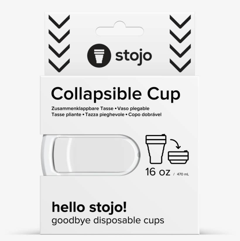 Quartz Biggie - Stojo Collapsible 12 Oz. Car Cup, transparent png download