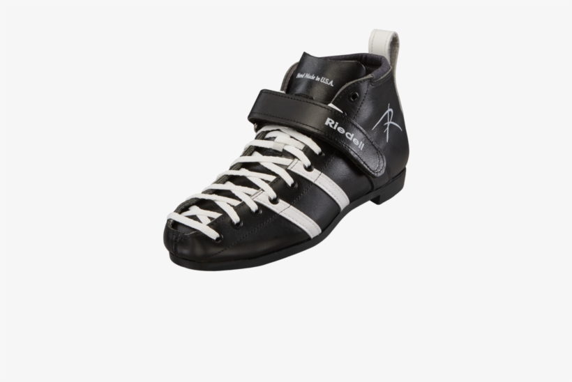 Riedell 265 Boot Black With White Stripes - Derby Skates, transparent png download