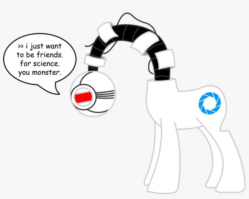 I'm Now Picturing Glados Getting Bored And Putting, transparent png download