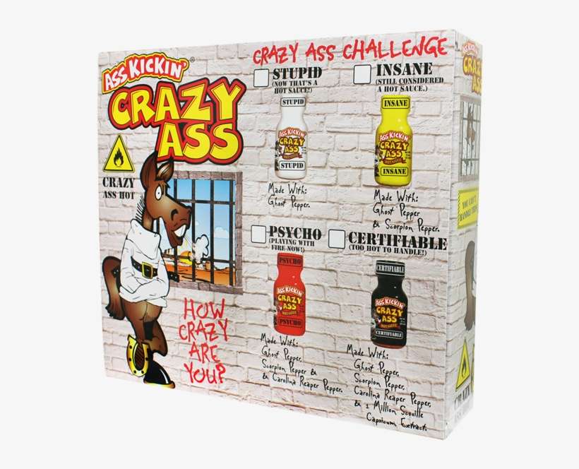 Ass Kickin Gs640 Crazy Ass Challenge Sauce, transparent png download
