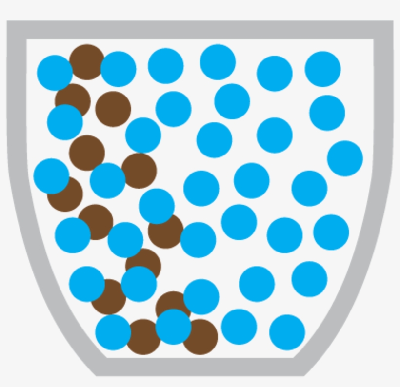 Coffee Molecules Started To Spread Through The Hot - Diffusion, transparent png download
