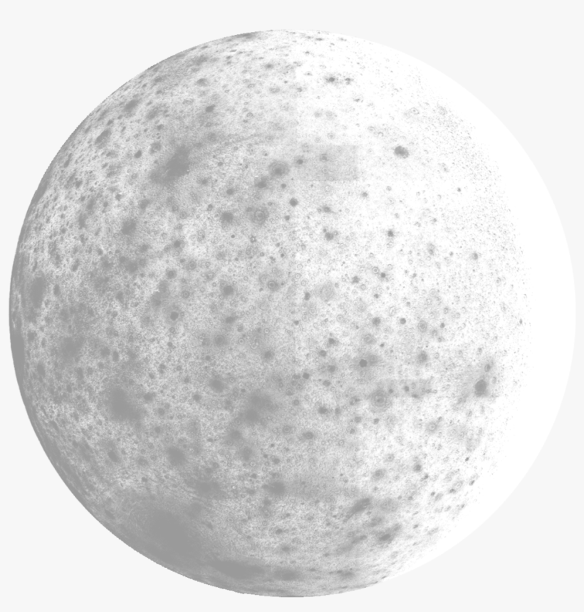 Thumb Image - Moon Vector Black White, transparent png download
