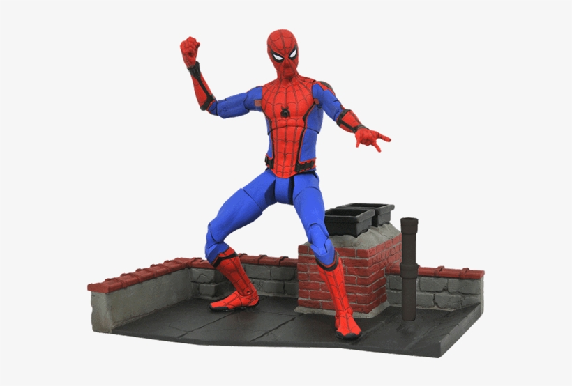 Marvel - Spider Man - Homecoming - Spider Man 7" Diamond - Spider Man Homecoming Marvel Select, transparent png download