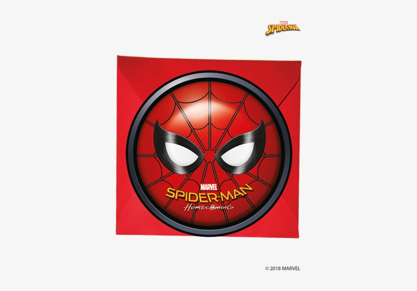 Spiderman Party Invitations Larger Photo - Spider Man Homecoming Merchandise, transparent png download
