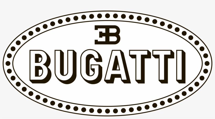 Bugatti Emblem - Bugatti Logo Black And White, transparent png download