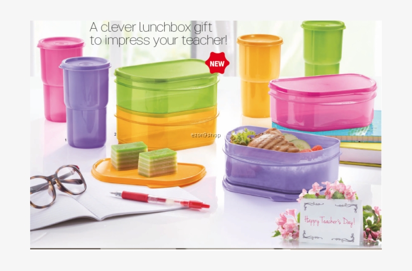 Tupperware Smartsipz 350ml & Stack N' Chill 650ml Purple/green/pink/orange - Green, transparent png download
