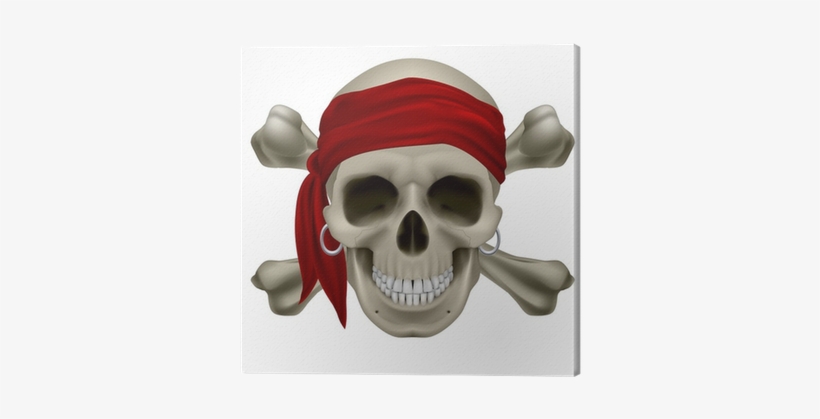Calavera Pirata Con Sombrero, transparent png download