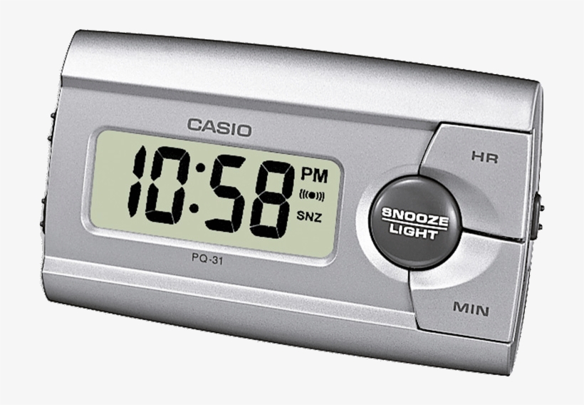 Casio Pq 31-8 Alarm Clock, transparent png download