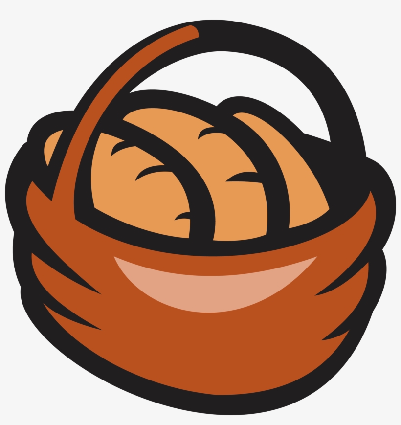 Basket Of Bread Loaf Bakery, transparent png download