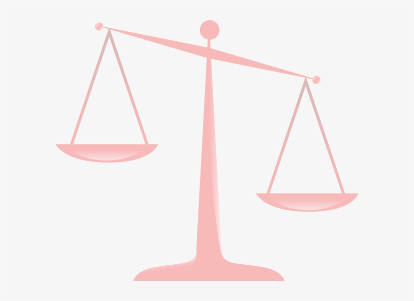 Transparent Scales Of Justice Clip Art At Clker - Scales Of Justice Transparent, transparent png download