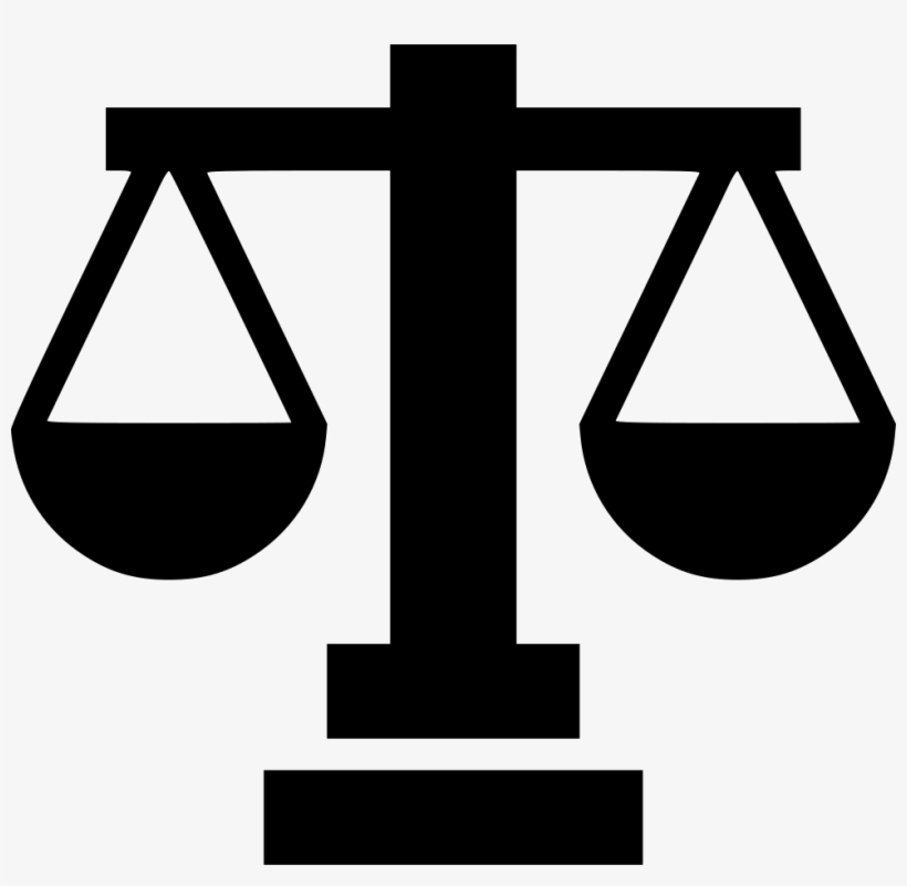 Scales Of Justice - Icon, transparent png download