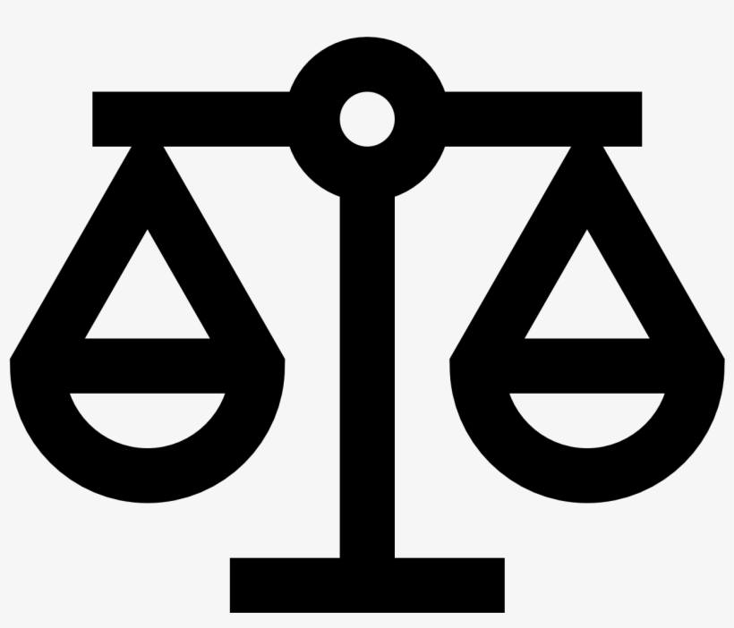 Scales Of Justice Icon Png Download - Весы Иконка, transparent png download