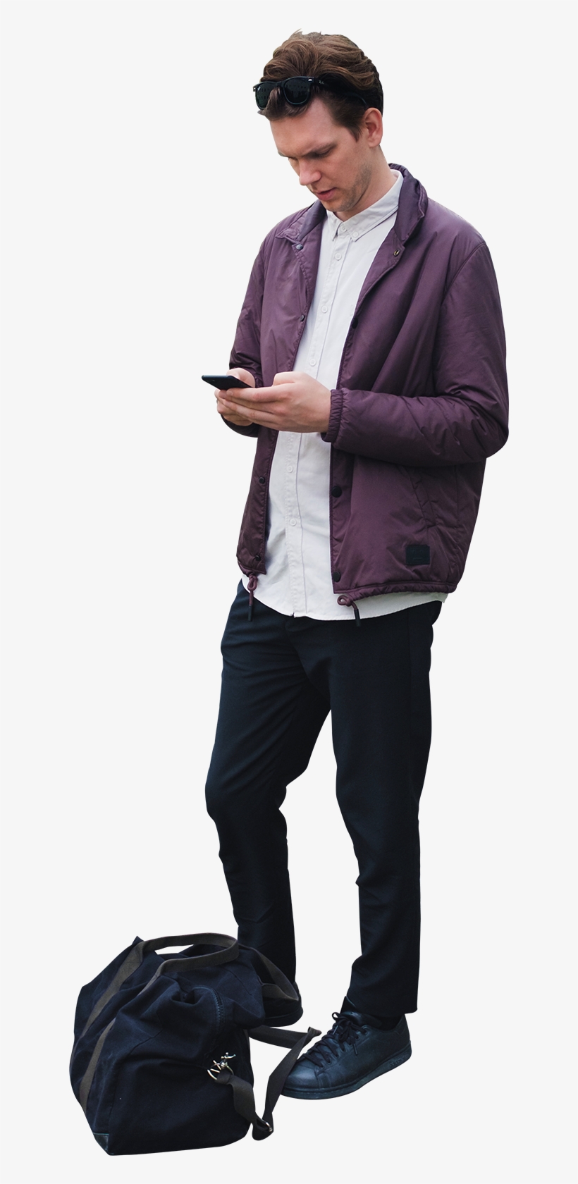 A Is Checking Some Stuff Just After We Shared A Lukewarm - Business Png People Walking, transparent png download