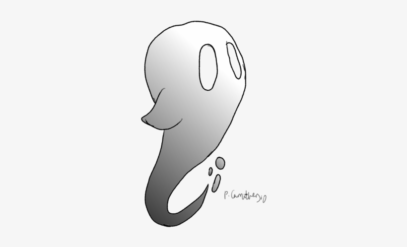 Graphic Library Ghost By My Sass Is Your Ass - Sketch, transparent png download
