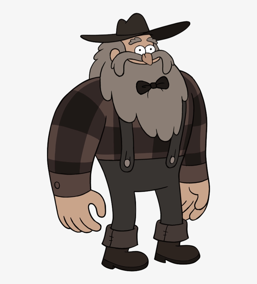 Ghost Of Nw Manor As A Human Appearance - Leñador Fantasma Gravity Falls, transparent png download