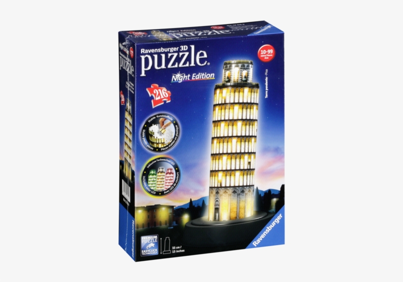 Shipping Charges Are Minimized - Puzzle 3d Ravensburger Tour De Pise, transparent png download