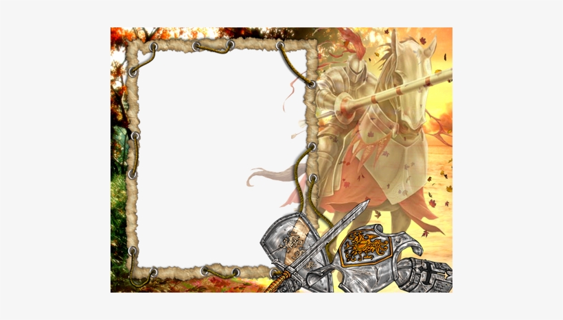 Photo Frame - Medieval Knight - Marco Medieval Png, transparent png download