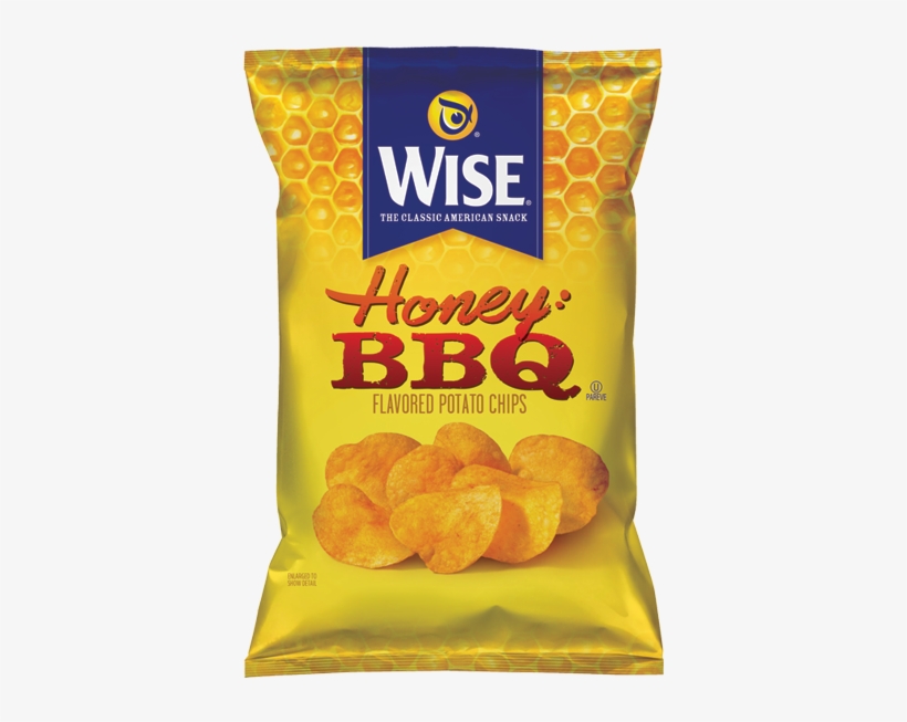 Potato Chips Honey Bbq - Wise Honey Bbq Chips, transparent png download