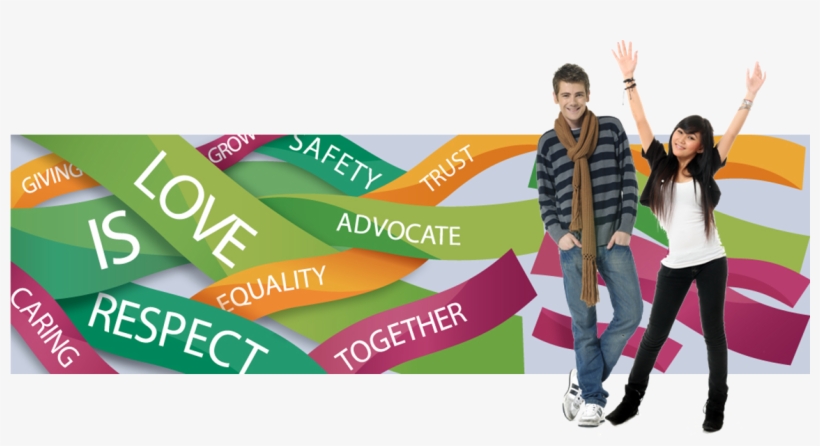 Tdvam 2012 People Standing - Teen Dating Violence, transparent png download