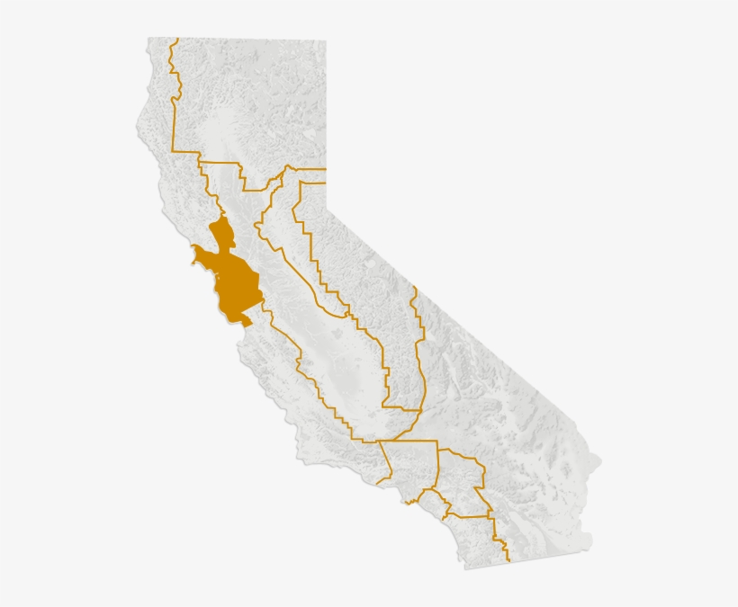Golden Gate Bridge Vca Maps Sfbayarea - Orange County On A Map Of California, transparent png download